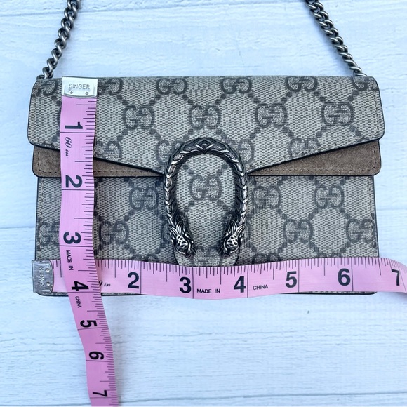 Gucci DIONYSUS GG SUPREME SUPER MINI BAG - Picture 14 of 17